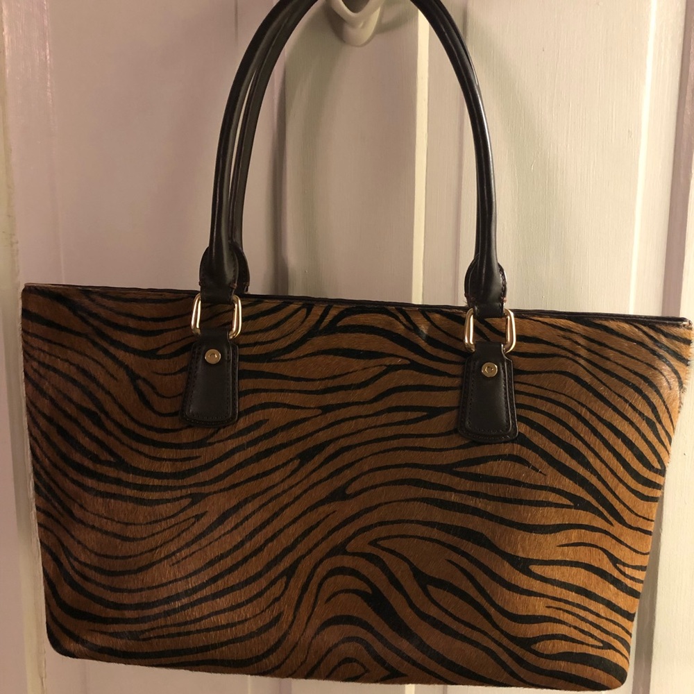 J. McLaughlin pony hair handbag, purse.
